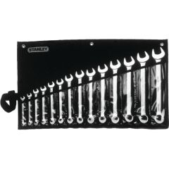 Stanley - 14PCS SLIMLINE COMB WRENCH SET, 3/8" - 1 1/4"; IMPERIAL - 87-709
