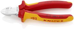 KNIPEX 14 26 160 Diagonal Insulation Stripper insulated with multi-component grips, VDE-tested chrome plated 160 mm