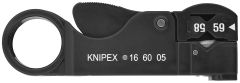 Knipex 16 60 05 SB Stripping Tool for coax cables  105 mm