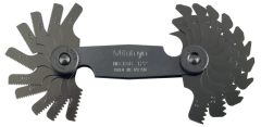 Mitutoyo - Metric  Thread Pitch Gauge 0.4 to 7mm 21 leaves  - 188-122