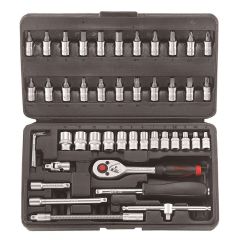 Force 2462 Socket Combination Set  Repair Tool Kit (46-Pieces)