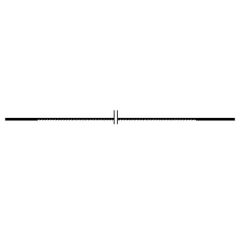 Proxxon - Super-Cut Scroll Saw Blades for Wood, Fine-Toothed (no. 3, 20 TPI) - 28118 (Set of 12Pcs)