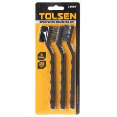 Tolsen - 3pcs Wire Brush Set - 32059
