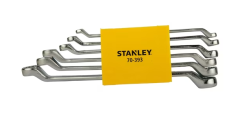 Stanley - 6pcs Shallow Ofset Bihex Spanner Set 6x7 -16x17mm - 70-393