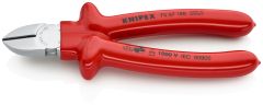 Knipex 70 07 180 Diagonal Cutter with dipped insulation, VDE-tested chrome plated 180 mm