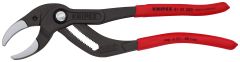 Knipex 81 01 250 Siphon and Connector Pliers for traps, tube fittings and connectors with non-slip plastic coating black atramentized 250 mm