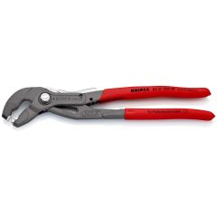 KNIPEX 85 51 250 AF Spring Hose Clamp Pliers with retainer with non-slip plastic coating grey atramentized 250 mm