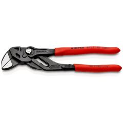 Knipex 86 01 180 Pliers Wrench Pliers and a wrench in a single tool plastic coated black atramentized 180 mm