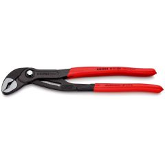KNIPEX 87 01 300 Cobra® Hightech Water Pump Pliers with non-slip plastic coating grey atramentized 300 mm