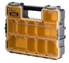 Stanley - FATMAX 10 Compartment Deep Professional Organizer with Metal Latches - 1-97-518
