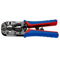 KNIPEX 97 51 13 Crimping Pliers for RJ45 Western plugs 190mm