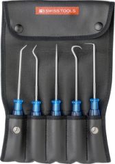 PBSwiss Set with 5 Pick Tools in a handy roll-up case PB 7685.Set