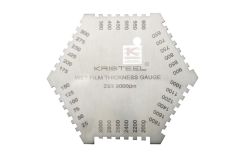 Kristeel - Wet Film Thickness Gauge-Hexagonal (20 - 3000 Microns) - WTFG-B