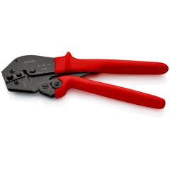 Knipex 97 52 19 Crimping Pliers also for two-hand operation with non-slip plastic grips burnished 250 mm