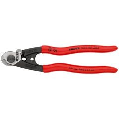 Knipex 95 61 190 Wire Rope Cutter forged plastic coated 190 mm