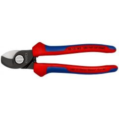 Knipex 95 12 165 Cable Shears with multi-component grips burnished 165 mm
