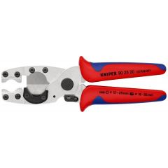 Knipex 90 25 20 Pipe Cutter for composite pipes and protective tubes with multi-component grips galvanized 210 mm