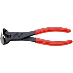 KNIPEX 68 01 180 End Cutting Nipper plastic coated black atramentized 180 mm