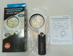 Toolstar - High Power Circular LED Handheld Magnifier, 5X 20X - NO.CH75-10L
