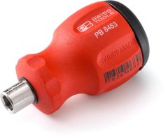 PB Swiss - Insider Stubby – Pocket Tool with integrated bit magazine and 6 PrecisionBits C6 - PB 8453