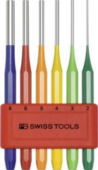 PBSwiss -  Set of parallel pin punches, octagonal PB 755.BL RB