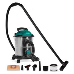 Vonroc - Wet and Dry Vacuum Cleaner 1400W - 20L Tank and 6M Power Cable - VC506AC