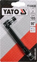 Yato - Angled Screwdriver Bit Holder, Socket: 1/4" - YT-04630